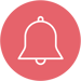 Alerts bell icon